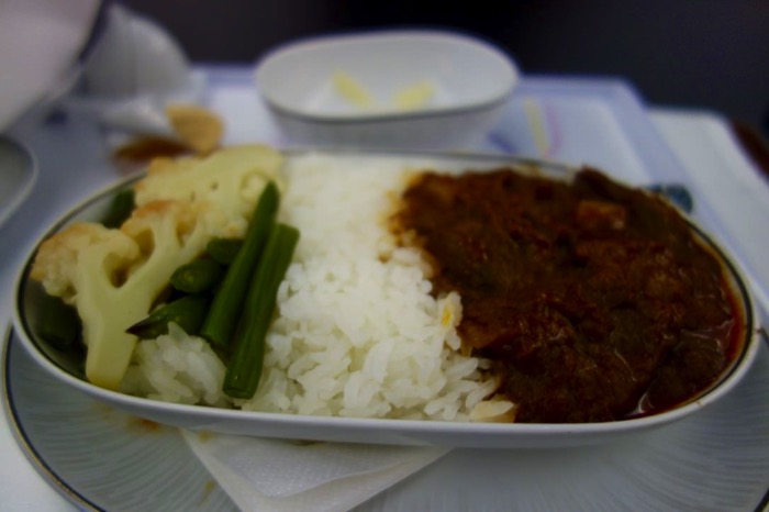 ロイヤルシルク 機内食